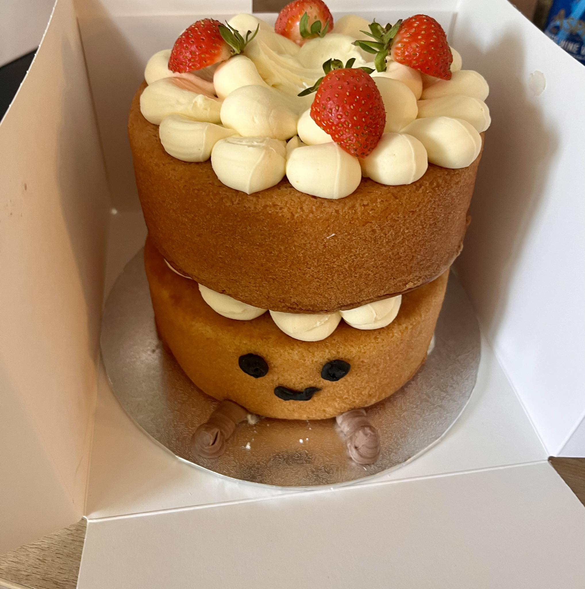 Jelly cake style birthday cake