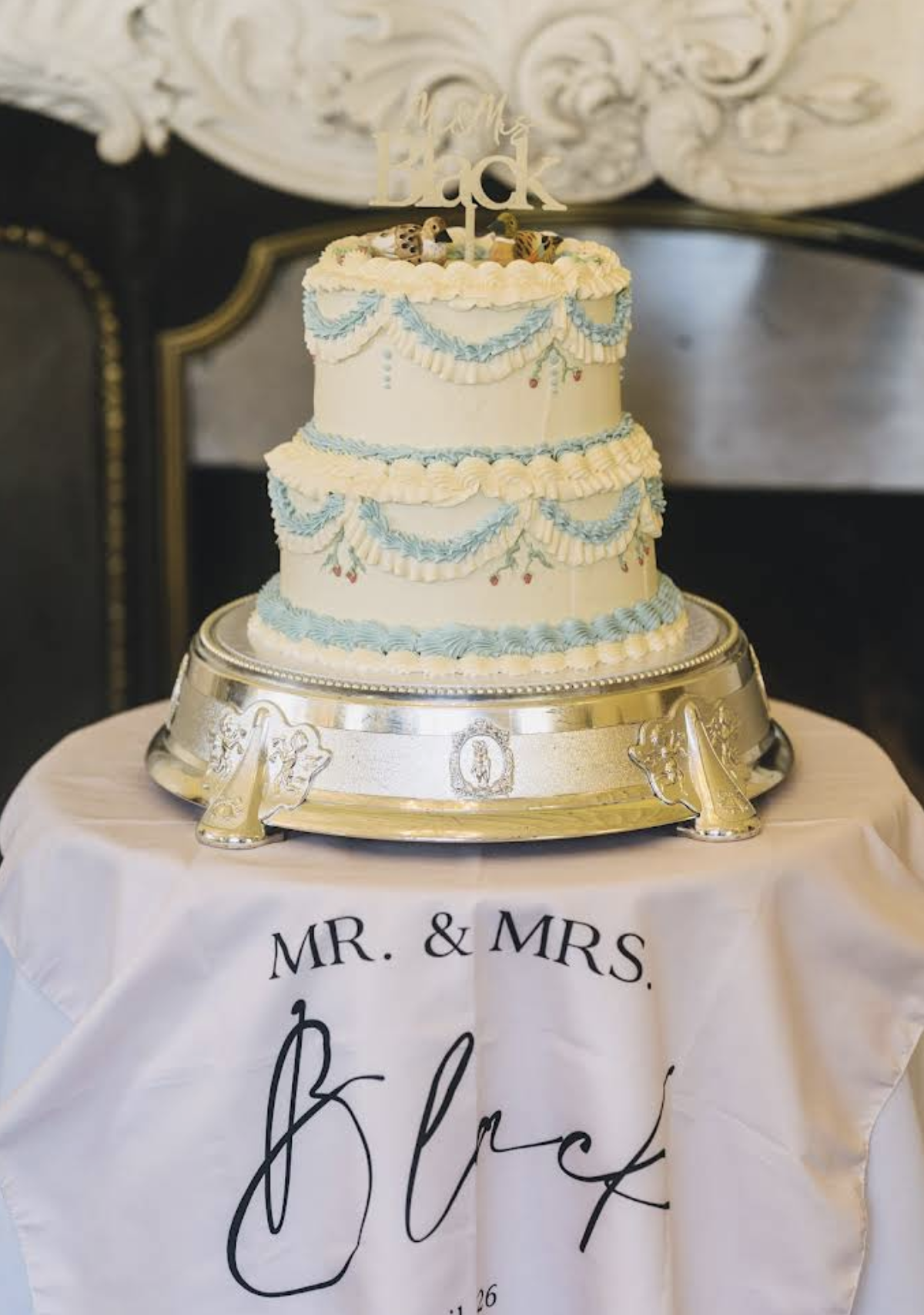 Wedding cake made at Hampton Castle